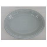 Vintage Fiesta platter, gray