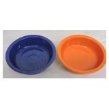 Vintage Fiesta 9 12" nappy bowl group of 3,