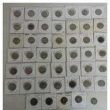 Lot of 47 Liberty nickels