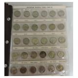 BU Jefferson nickel album 1938-81