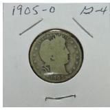 1905-O Barber quarter G