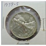 1939-S Walking Liberty half