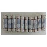 10 US mint BU rolls 2005 P & D Westward nickels