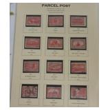 Parcel Post set of 12 plus savings stamps,