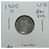 1900-O Barber dime VG