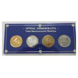 Texas Sesquicentennial medal set