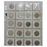 Lot of 24 Kennedy half error coins, 7 - 1964,