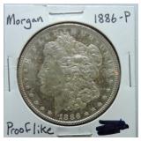 1886 Morgan dollar proof like