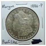 1886 Morgan dollar proof like