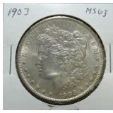 1903 Morgan dollar MS63