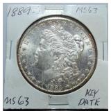 1889-S Morgan dollar MS63