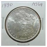 1890 Morgan dollar MS64