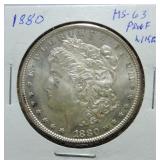 1880 Morgan dollar MS63PL