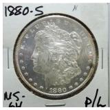 1880-S Morgan dollar MS64PL