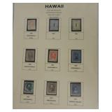 Collection of 34 Hawaiian stamps 1853-1899