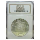 1880-S  Morgan dollar NGC MS65