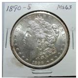 1890-S Morgan dollar MS63