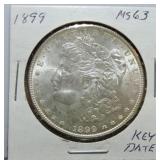 1899 Morgan dollar MS63