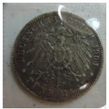 1904A Germany 5 Mark AU