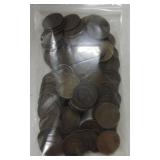 Bag of 100 Indian cents