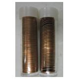 Lot of 1 3/4 BU rolls 1954-S Lincoln cents,