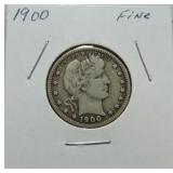 1900 Barber quarter F