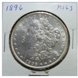 1896 Morgan dollar MS63