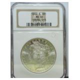 1880-S  Morgan dollar NGC MS65