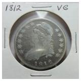 1812 Bust half VG