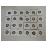 Lot of 24 Barber quarters