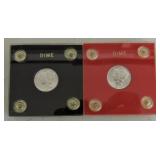 1944 & 1945 BU Mercury dimes