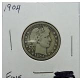 1904 Barber quarter F