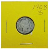 1903-S Barber dime