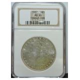 1887 Morgan dollar NGC MS65