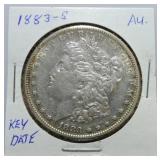 1883-S Morgan dollar AU