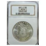 1885-O Morgan dollar NGC MS65