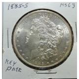 1885-S Morgan dollar MS63