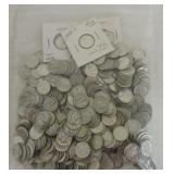 Lot of 422 silver dimes