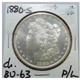 1880-S Morgan dollar MS63PL