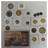 Lot of US, foreign coins and tokens