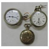 Lot of 3 pocketwatches: Century USA George