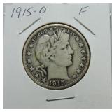 1915-D Barber half F