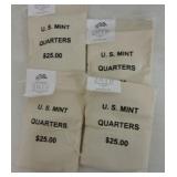 4 - US mint $25 bags of 2010 America the