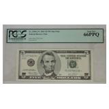 2003 $5 FRN Star note PCGS 66 PPQ