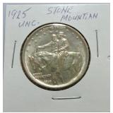 1925 Stone Mountain half unc