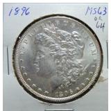 1896 Morgan dollar MS63/64