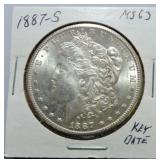 1887-S Morgan dollar MS63