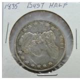 1835 Bust half AU