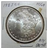 1883-CC Morgan dollar MS64