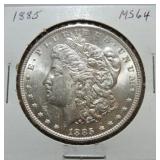1885 Morgan dollar MS64